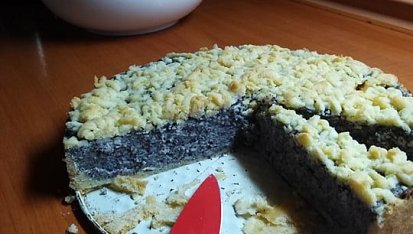 Německý dort s mákem a tvarohem