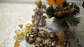 Ovesné sušenky s čokoládou a ořechy