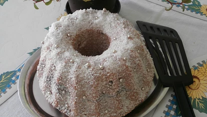 Pudinková bábovka bez mouky