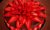 Supr čupr pařížský dort (Pařížský dort s jahodovou růží)