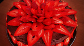 Supr čupr pařížský dort, Pařížský dort s jahodovou růží
