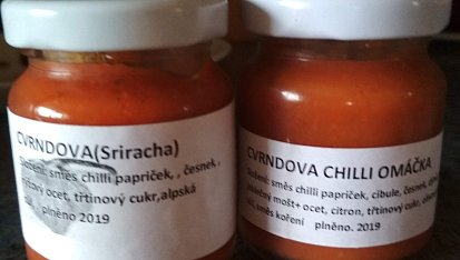 Chilli omáčka (cvrndová chilli omáčka)