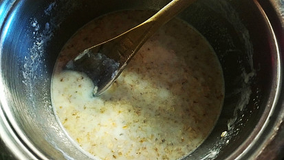 Kaše z ovesných vloček