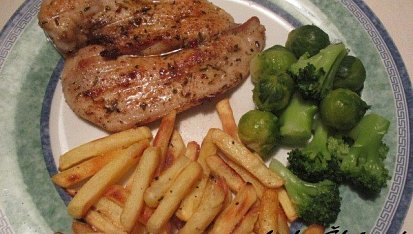 Kuřecí prsa tří druhů různých chutí