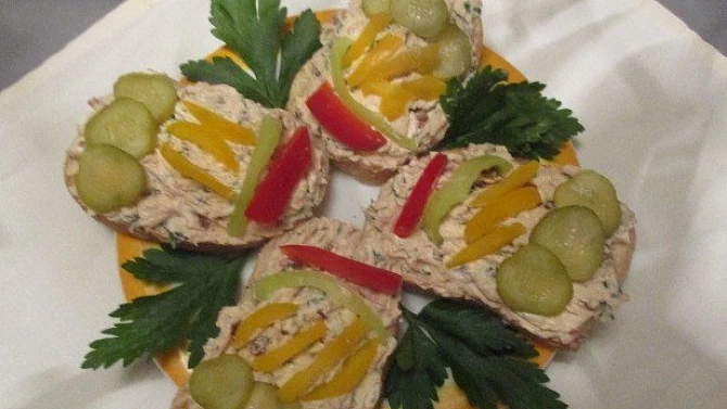 Mascarpone pomazánka se sušenými rajčaty