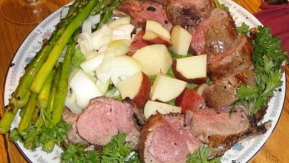 Pečená panenka s brambory