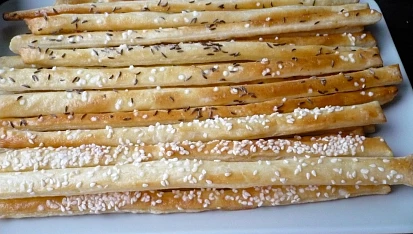 Slané tvarohové tyčinky