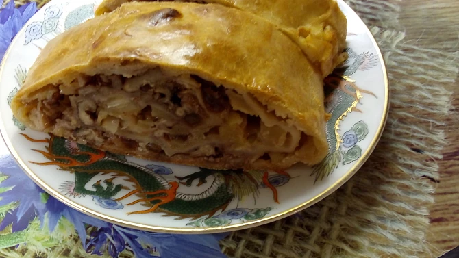 Bavorský jablečný štrúdl