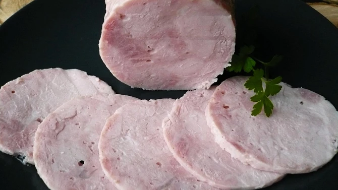Domácí vepřová šunka ve skle - polokonzerva