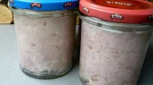 Domácí vepřová šunka ve skle - polokonzerva