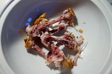 Uzené kosti - zbytek ze včerejšího oběda.
