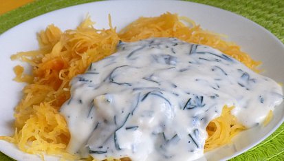 Omáčky  P a R (párková, pažitková, pikantní rybí, rajčatová se smetanou a rychlá rajská), Pažitková omáčka