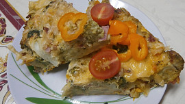 Slaný koláč z brokolice Slaný koláč z brokolice