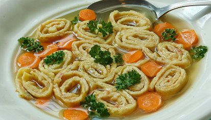 Uzené palačinky /celestýnské nudle