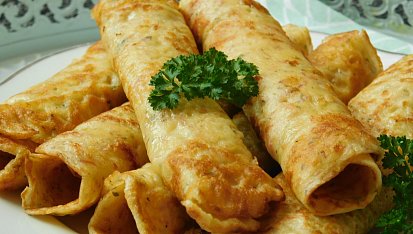 Uzené palačinky /celestýnské nudle