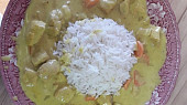 Curry kuřecí kostky s mrkví na smetaně