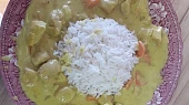 Curry kuřecí kostky s mrkví na smetaně