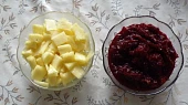 Salát z ananasu a červené řepy