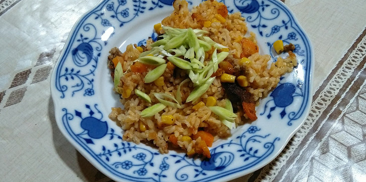Mleté maso s rýží a rajčaty z jedné pánve (Mlete s rýží )