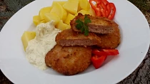 Mleté řízky s Romadurem (tvarůžky)