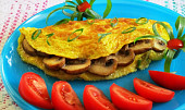 Omeleta s houbami (Houbova  omeleta)