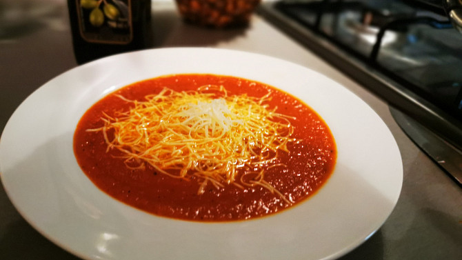 Rajčatová polévka Italian, Paradajková polievka Italian