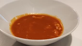 Rajská polévka s krupičkovými haluškami