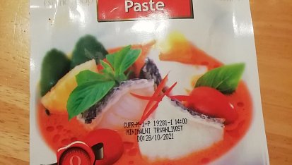 Thajská polévka, Curry paste