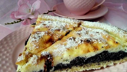 Křehký koláč s mákem a tvarohem, Křehký koláč s mákem a tvarohem
