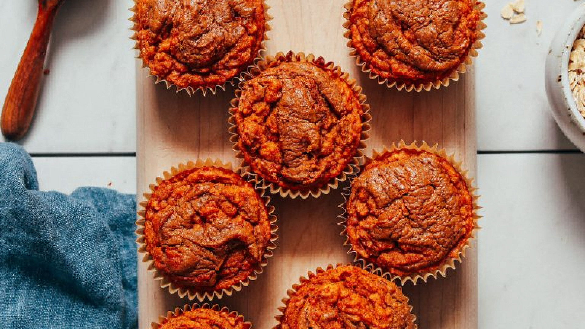 Nadýchané mandlovo– batátové muffiny