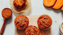 Nadýchané mandlovo– batátové muffiny