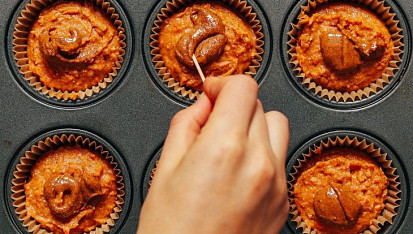 Nadýchané mandlovo– batátové muffiny