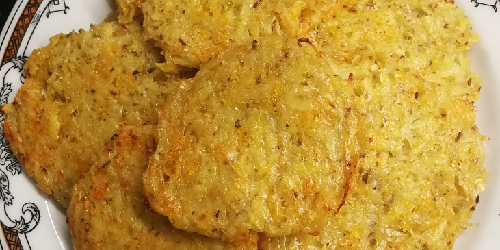 Pečené sýrové bramboráčky