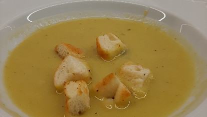 Pórková polévka krémová