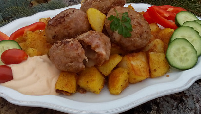 Tvarůžky a Romadur v mletém mase