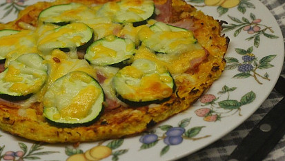 Zeleninová "pizza" podle břicháče Toma