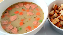 Čočková polévka se smetanou (bez laktózy)