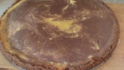 Dvoubarevný galaxy koláč