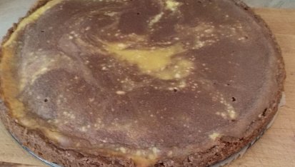 Dvoubarevný galaxy koláč