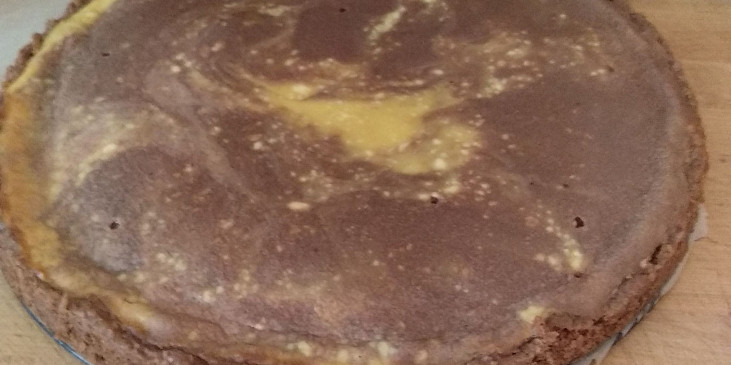 Dvoubarevný galaxy koláč