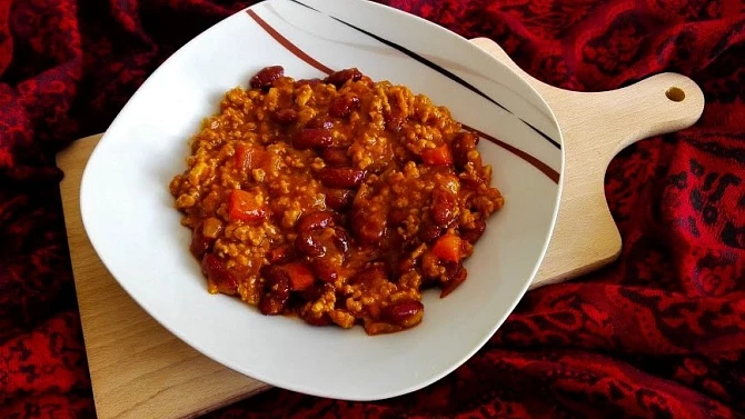 Jednoduché chilli con carne, Chilli con carne