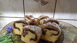 Vynikající mramorová velká bábovka