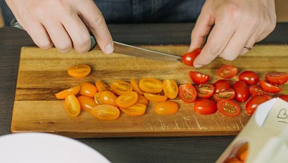 Domácí Arrabbiata z cherry rajčat