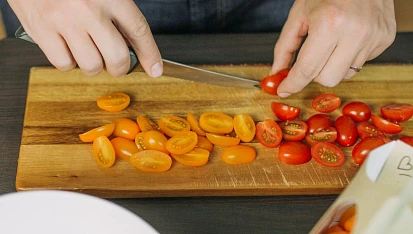 Domácí Arrabbiata z cherry rajčat