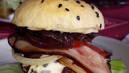 Housky na hamburger