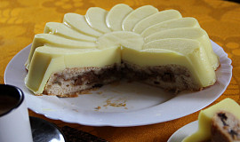 Jablečný koláč s pudinkem