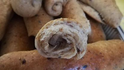 Lázeňské rohlíky, S vicezrnnou smesi