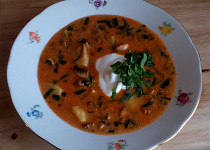 Maďarská medvědí polévka