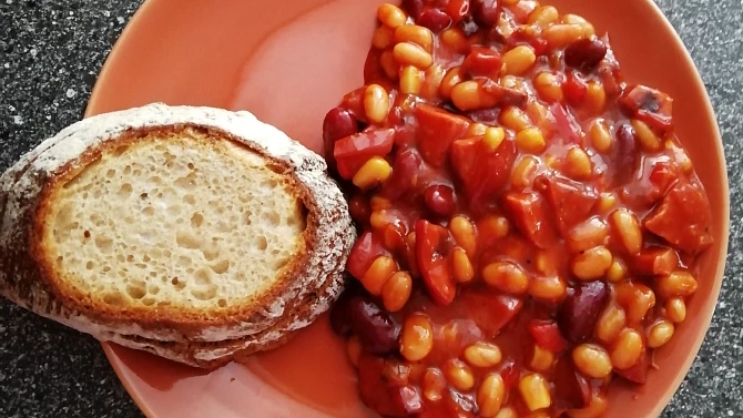 Mexické fazole s chilli