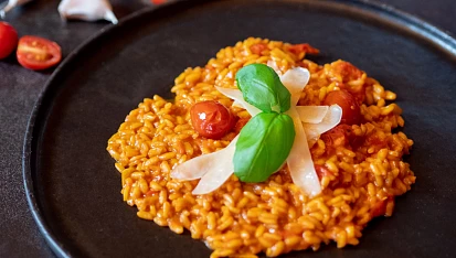 Rajčatové risotto ze cherry rajčat